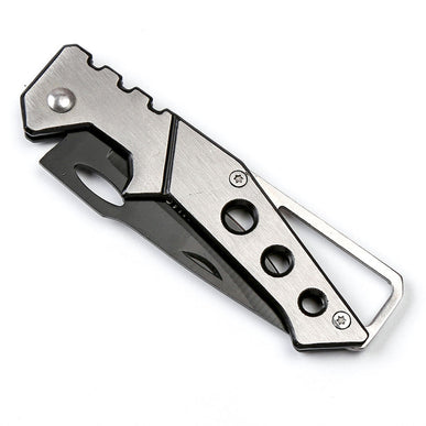Pocket Knife with Stainless Steel Silver Handle
