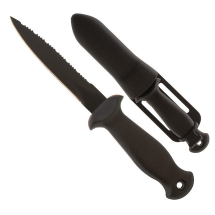 4.5" Dive Knife with Sheath IMMERSED