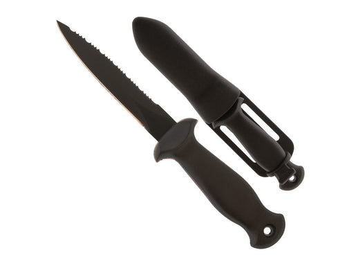 4.5" Dive Knife with Sheath IMMERSED