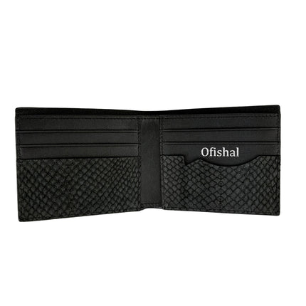 Fish Leather Bifold Wallet