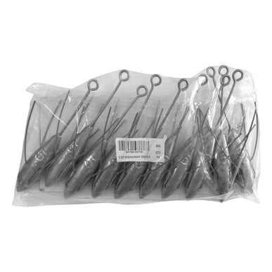 Breakaway Sinker Bulk Pack 5oz (10 per pack)