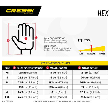 Cressi Amara Cray Gloves 2mm