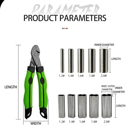 Fishing Crimping Tool Kit - Crimp set