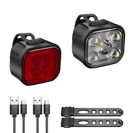 Rechargeable Bike Light Set