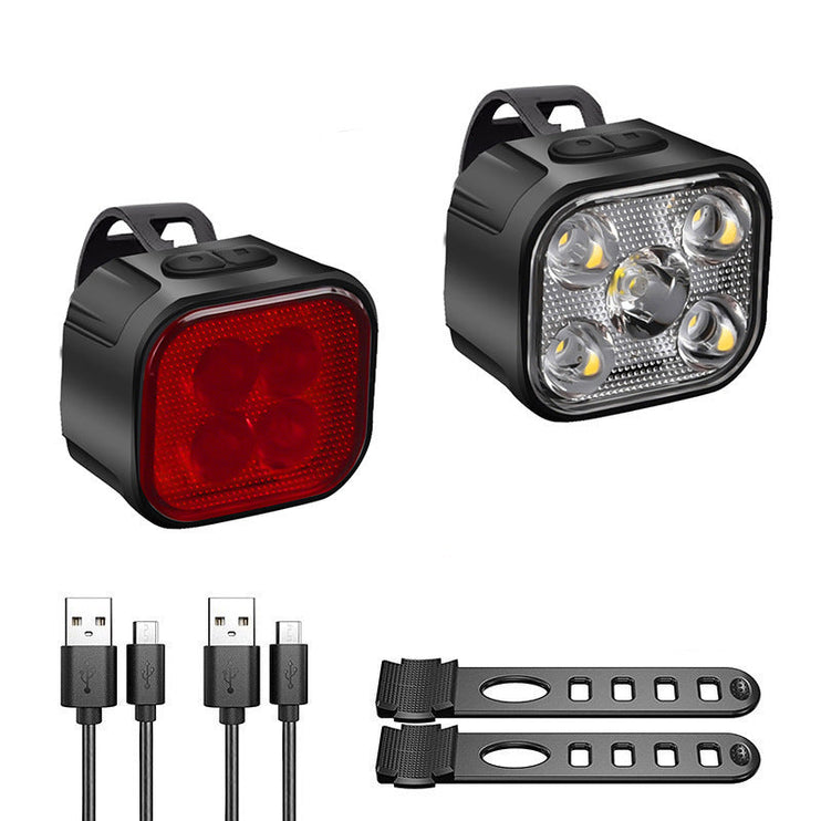 Rechargeable Bike Light Set