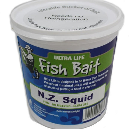 Ultralife Salted Squid Fishing Bait – 1L Pot