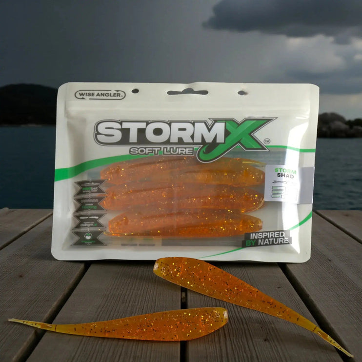 StormX™ Storm Shad 5" Soft Lure — Poddy Gold