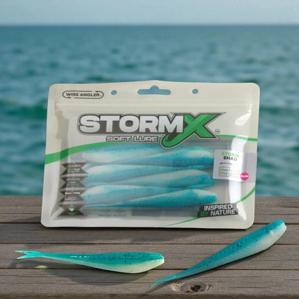 StormX™ Storm Shad 5" Soft Lure — Pilchard Glow UV