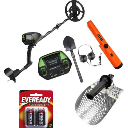 GoldWhisper Professional Metal Detector Complete Kit