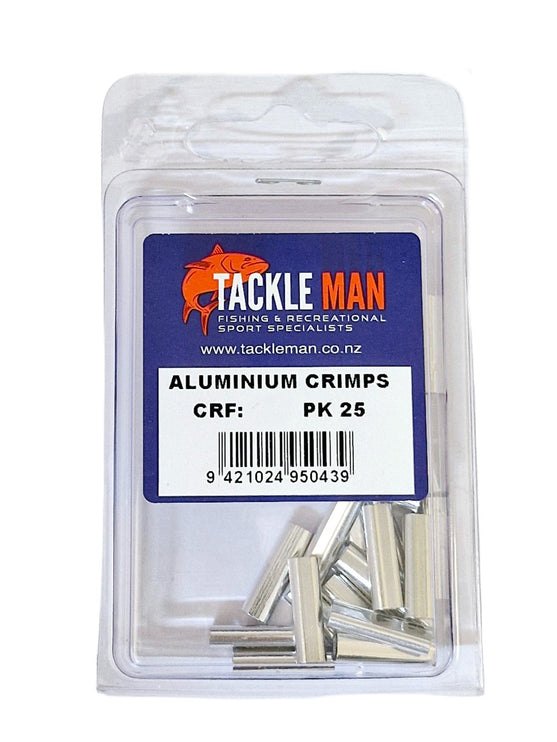 Alloy Fishing Crimps 0.8mm–3.1mm (Pack of 25)