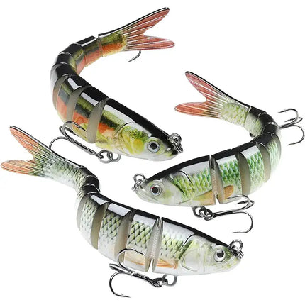 Multi-Jointed Bionic Fishing Lure 10cm/12.4g – 1/3/5pcs