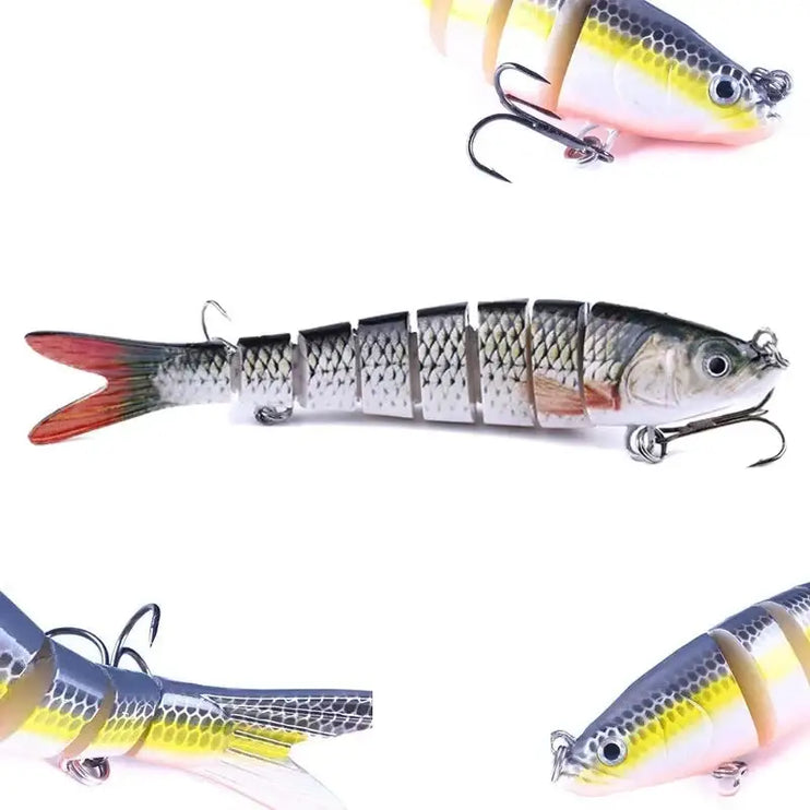Multi-Jointed Bionic Fishing Lure 10cm/12.4g – 1/3/5pcs