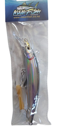 Meanfish 120mm 45g Sinking Minnow Lure with 3D Eyes