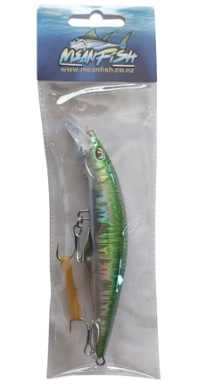 Meanfish 120mm 45g Sinking Minnow Lure with 3D Eyes