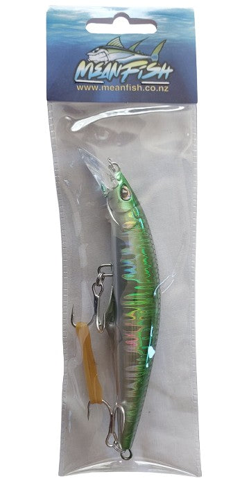 Meanfish 120mm 45g Sinking Minnow Lure with 3D Eyes