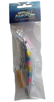 Meanfish 120mm 45g Sinking Minnow Lure with 3D Eyes