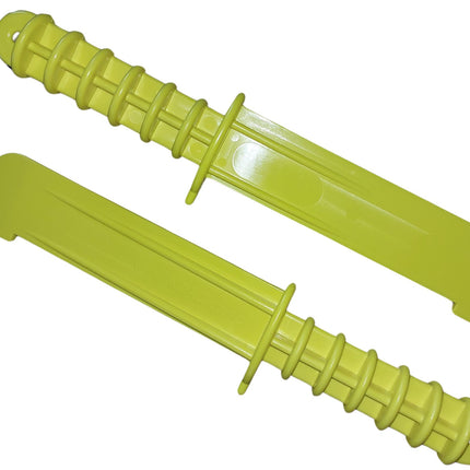 Paua Removal Tool  and Measure - Yellow