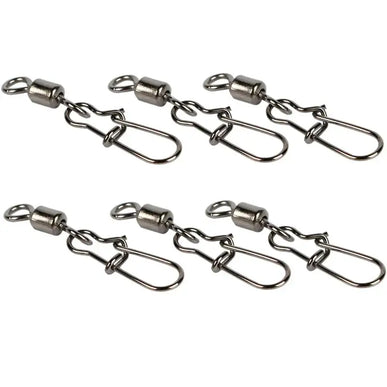Stainless Steel Fishing Swivel Snaps – 50/100/200pcs