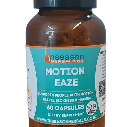 Motion Eaze - Natural Motion Sickness 60 Capsules