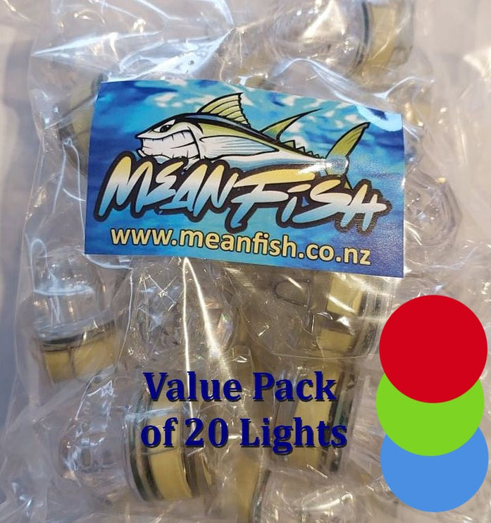 20 pcs  Deep Water Strobe Fishing Light - Value Pack