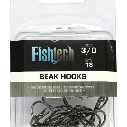 Fishtech Beak Hooks 3/0 (18 per pack)