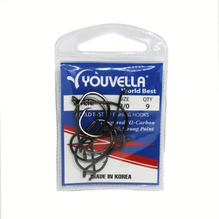 Youvella Circle Hooks 3/0 (9 PER PACK)