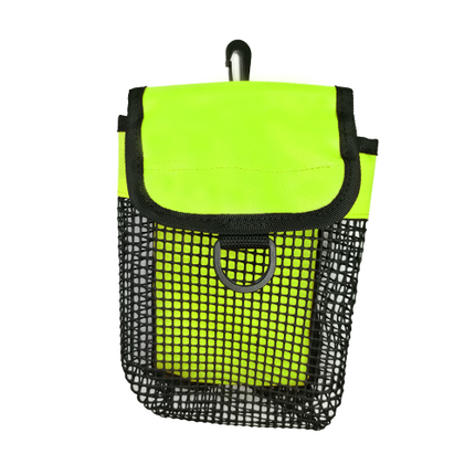 SMB Surface Marker Buoy Pouch Diving Reel Mesh Storage Holder Bag