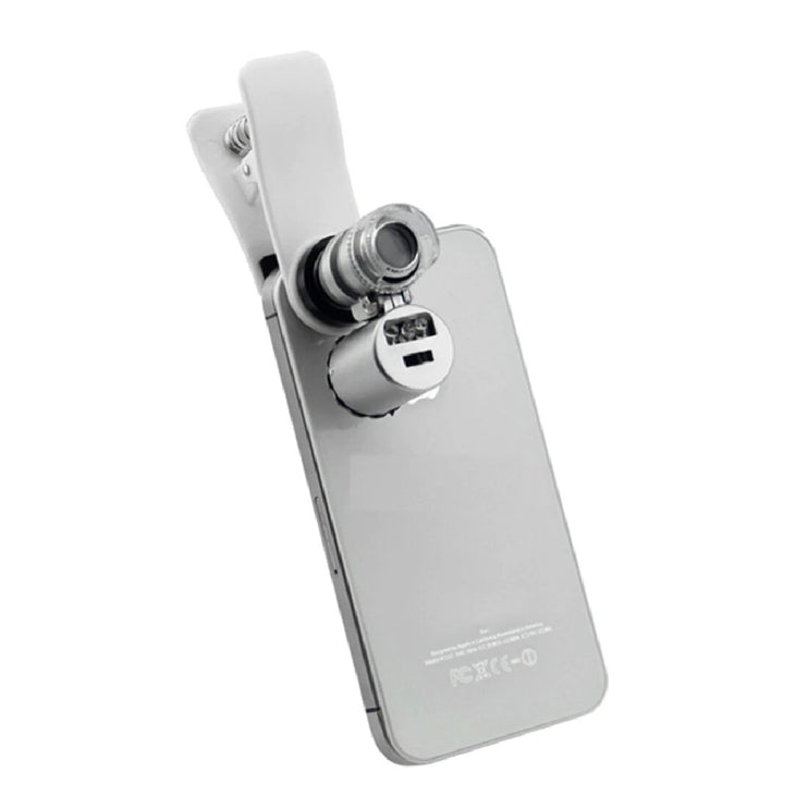 Portable Smartphone Jewelry 60X Magnifying Loupe
