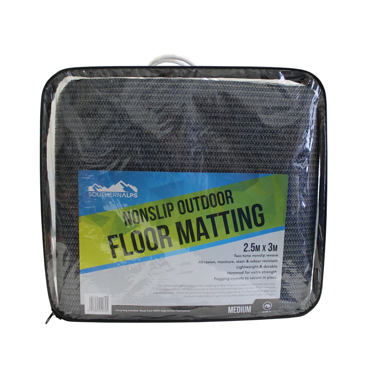 Large Floor Mat - Blue and Grey  2.5m x 6m - Southern Alps